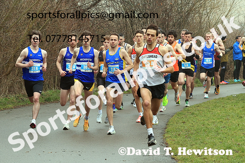 Senior Men and Over-35s to 49s Mens 2025 NECAA Royal Signals Road Relays Champs.,  Hetton Lyons Country Park, Hetton le Hole, County Durham. Photo: David T. Hewitson/Sports for All Pics